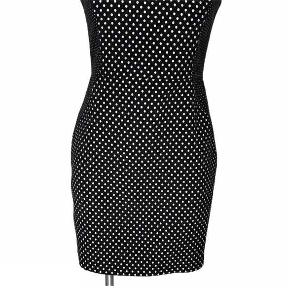 Banana Republic Sleeveless Navy Polka Dot Dress - Picture 3 of 8